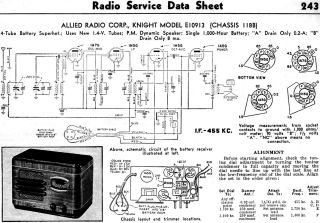 Allied E10913 schematic circuit diagram